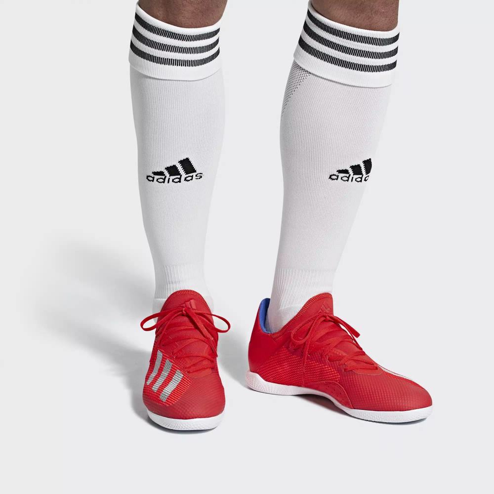 Adidas X Tango 18.3 Tenis De Futbol Rojos Para Hombre (MX-65484)